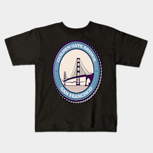 San Francisco Golden Gate Bridge Kids T-Shirt